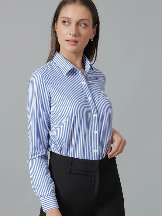 Blue Stripe Formal Shirt