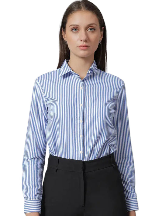 Blue Stripe Formal Shirt