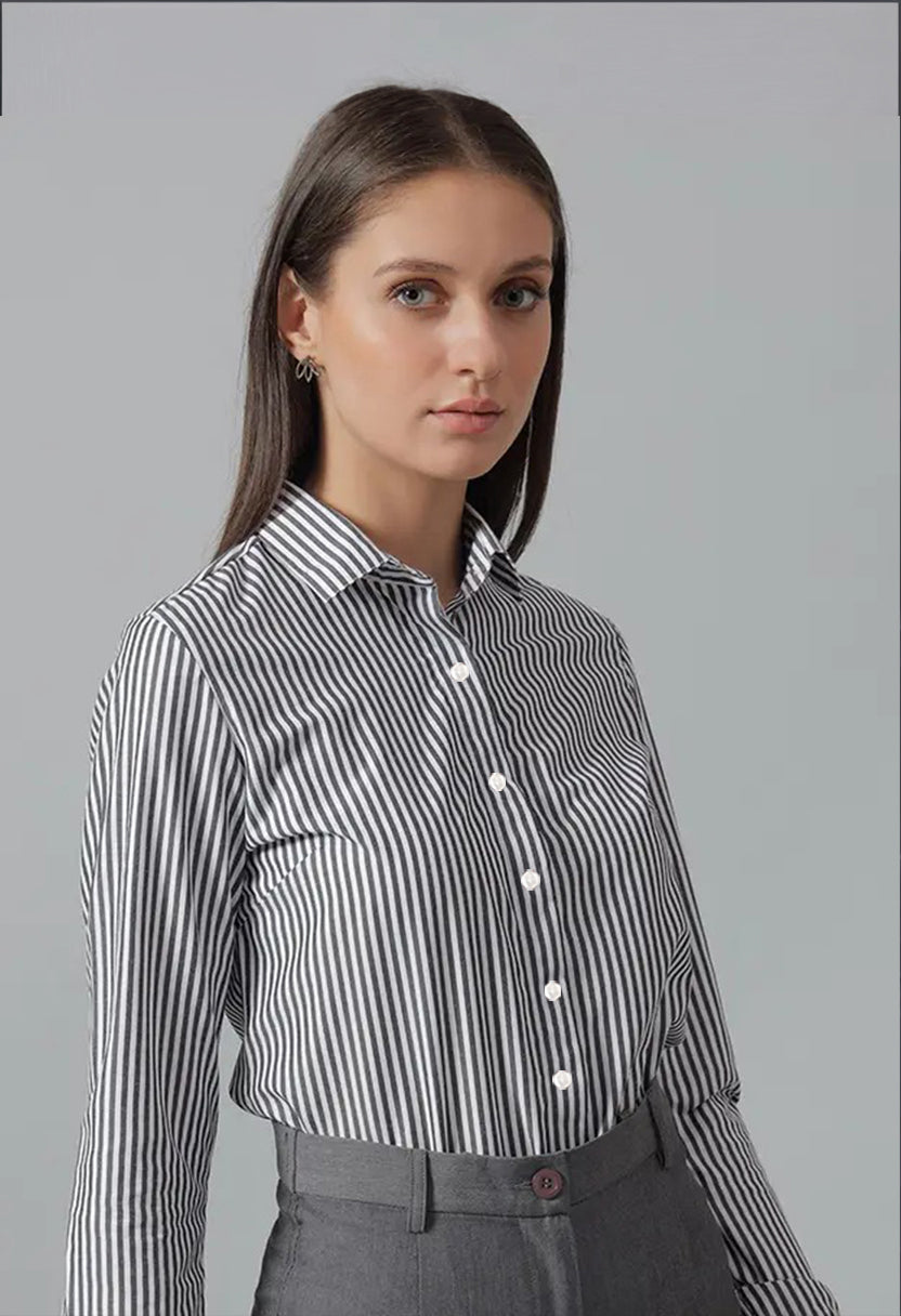 Black Stripe Formal Shirt