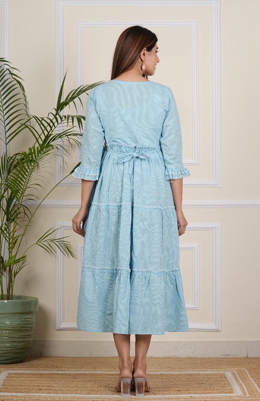 Women's Light Sky Maternity gown