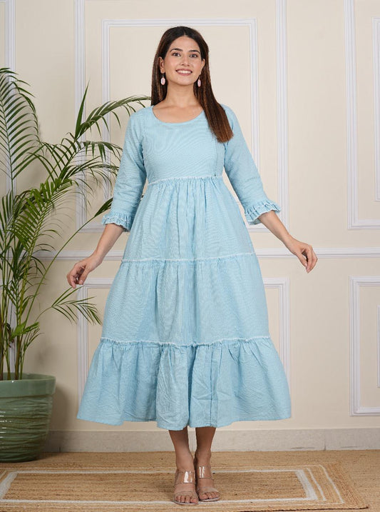 Women's Light Sky Maternity gown